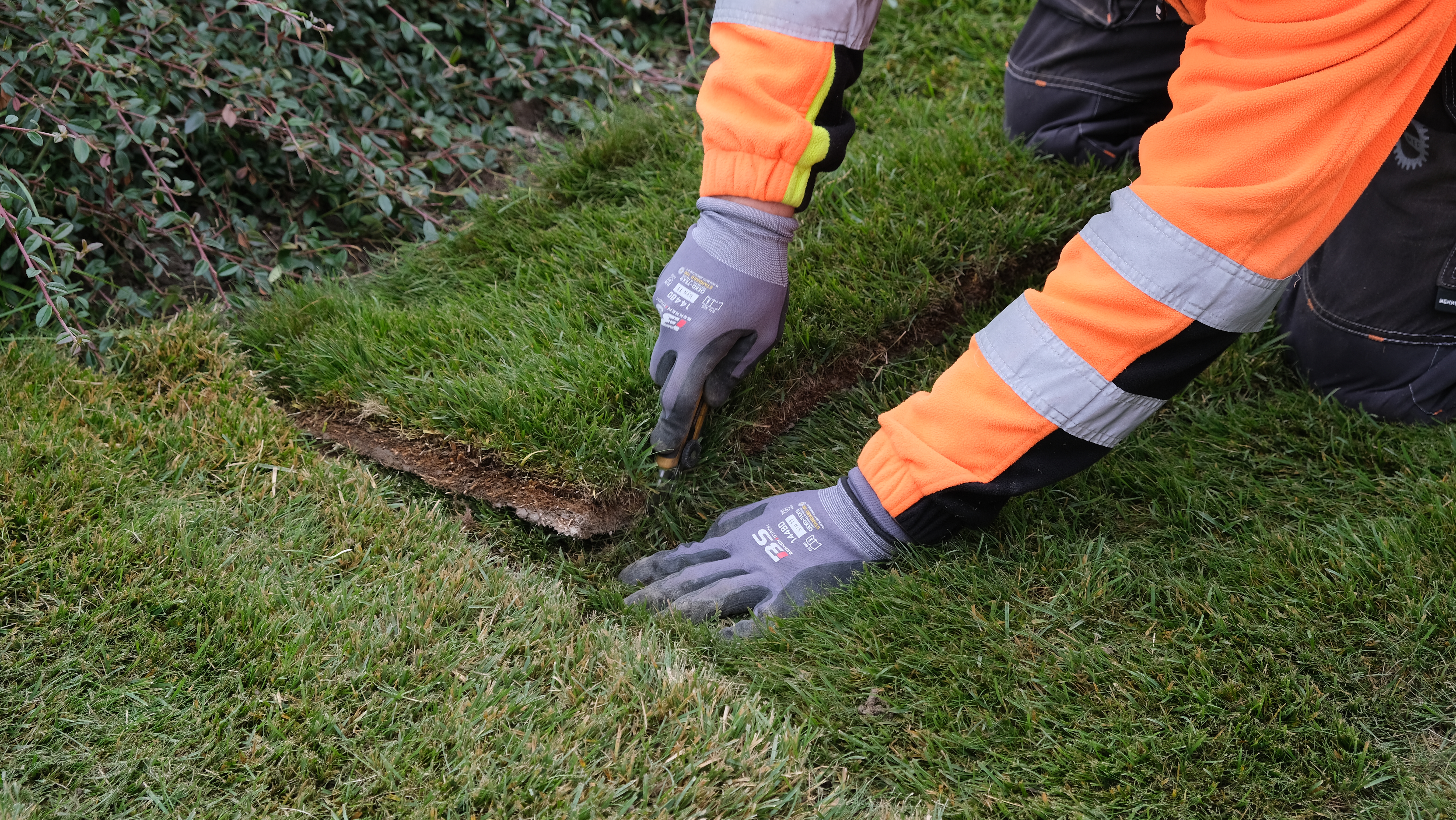 Legging av ferdigplen